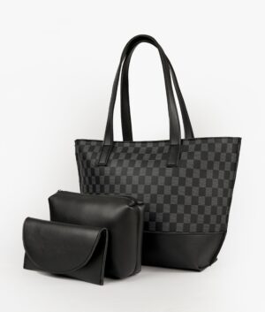Black Ella set of 3 tote bag