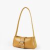 Mustard Yellow Vintage Buckle Shoulder Bag