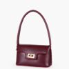 Burgundy Elyra Shoulder Bag