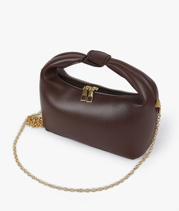 DARK BROWN ALORA SHOULDER BAG