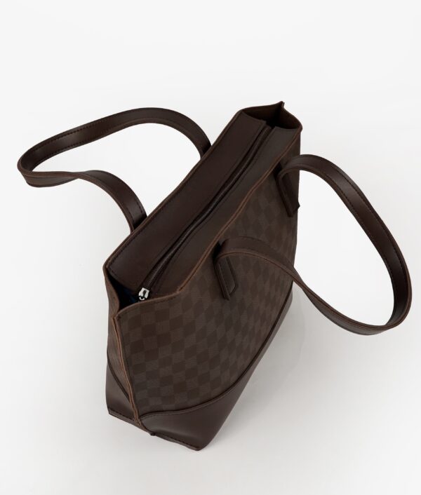 Dark brown Ella set of 3 tote bag