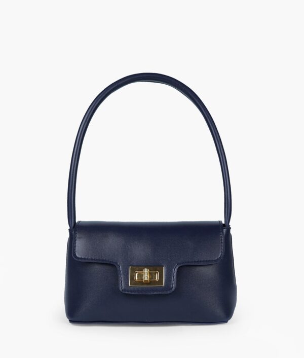 Dark Blue Elyra Shoulder Bag