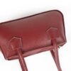 Maroon Luxe Handle Shoulder Bag