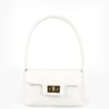 White Elyra Shoulder Bag