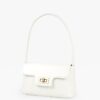 White Elyra Shoulder Bag