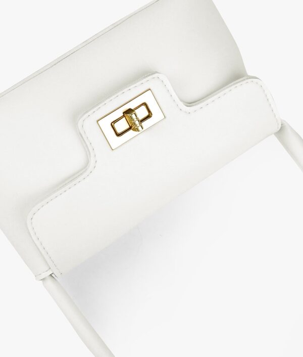 White Elyra Shoulder Bag