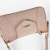 Pink Aura Suede Shoulder Bag