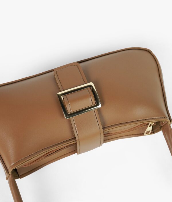 Horse brown Vintage Buckle Shoulder Bag