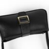 Black Vintage Buckle Shoulder Bag