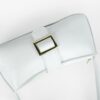 White Vintage Buckle Shoulder Bag