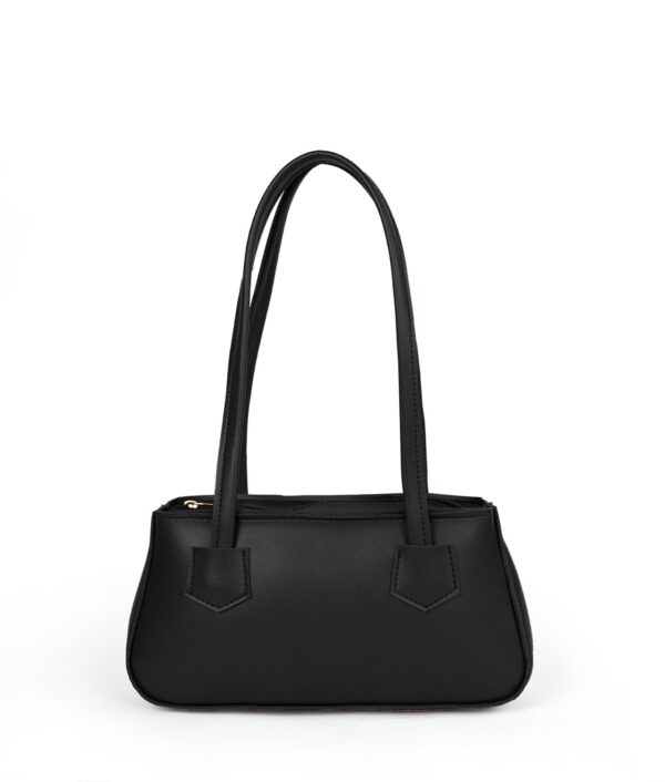 Black Luxe Handle Shoulder Bag