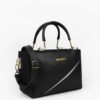 Black Combo Top Handle cross body Bag