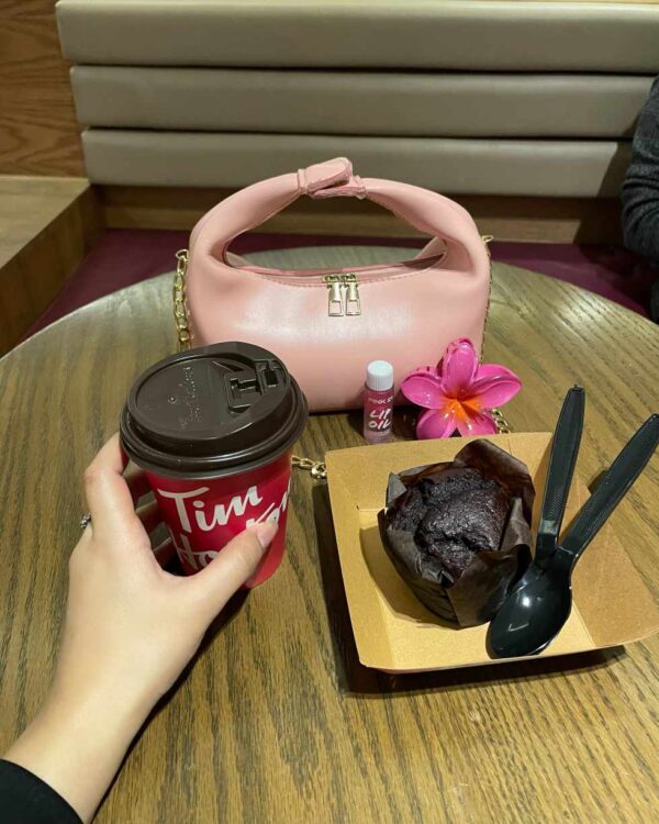 PINK ALORA SHOULDER BAG