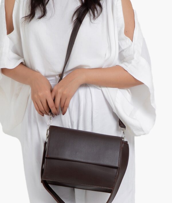 Dark Brown Cross Body Bag