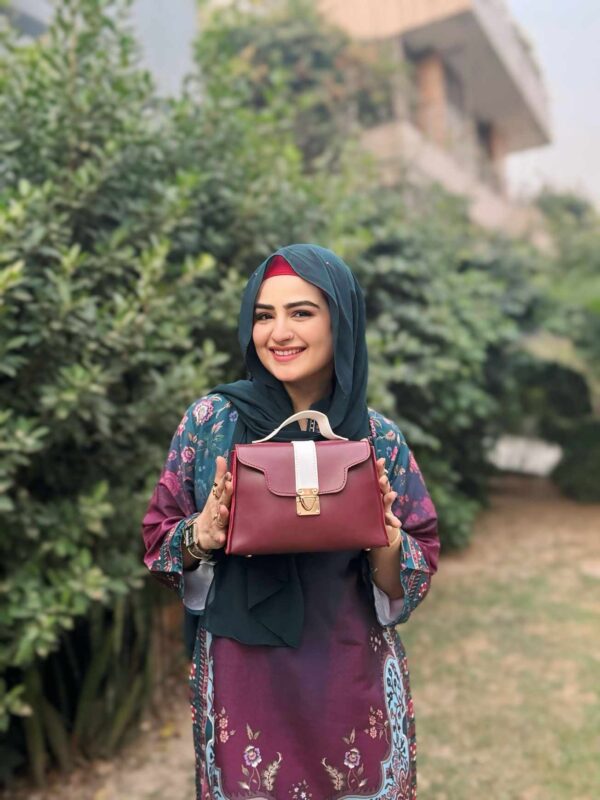 Maroon Classic Cross Body Bag