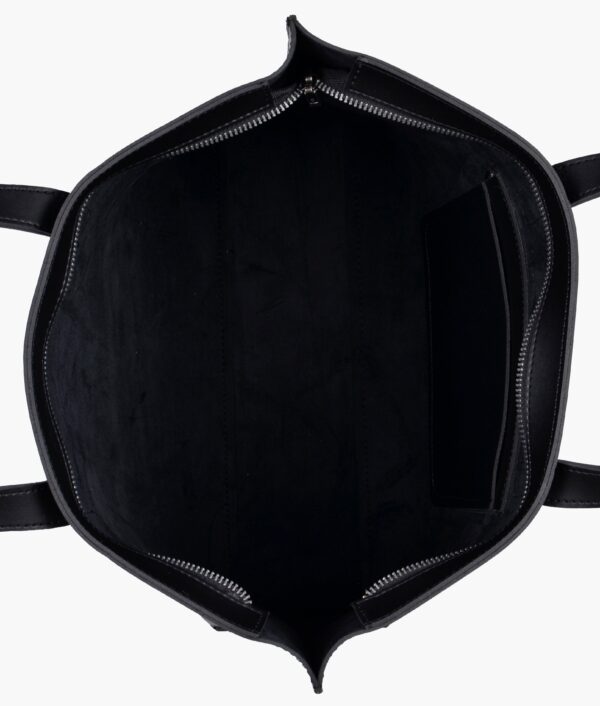 Black Long Hande Tote Bag