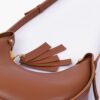 Horse Brown Crossbody Hobo Bag