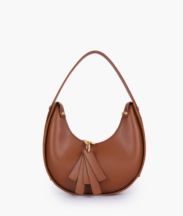 Horse Brown Crossbody Hobo Bag