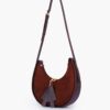 Dark Brown Crossbody Hobo Bag