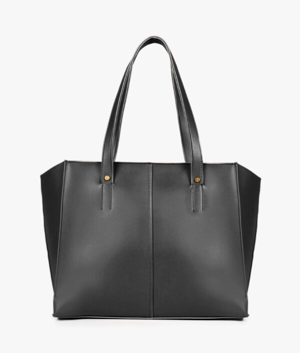 Black Over The Shoulder Tote Bag