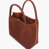 Horse brown Suede Tote Bag